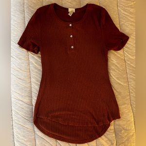 Women’s Medium Dark Orange Business Casual Top